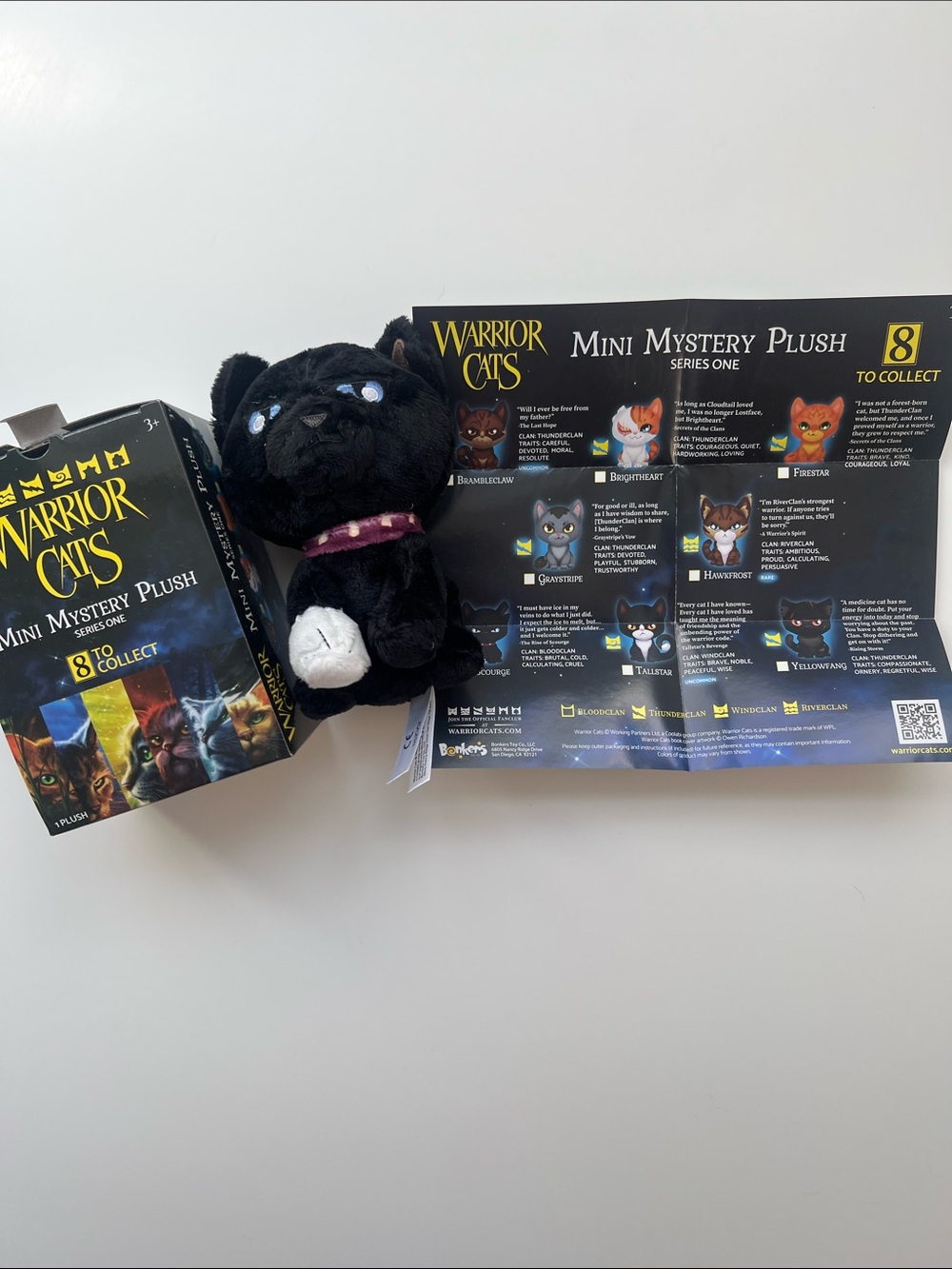 Warrior Cats Mini Mystery Plush Scourge - Series One